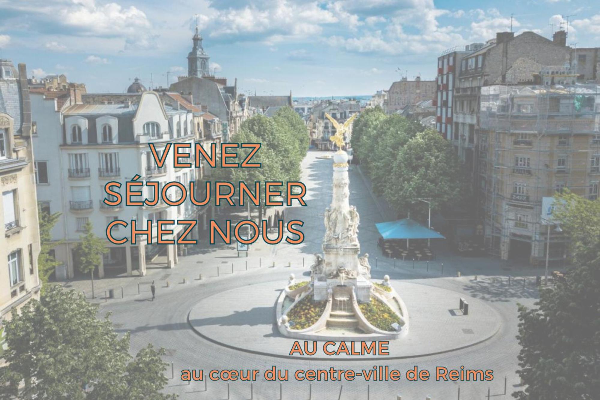 Refuge Urbain - Ideal Pro, Familles & Amis - Le Calme En Hypercentre - Wifi Haut Debit - Netflix - Machine A Laver - Gare, Cathedrale, Commerces, Restaurants & Transports En Commun A Moins De 10 Minutes A Pied Реймс Екстер'єр фото