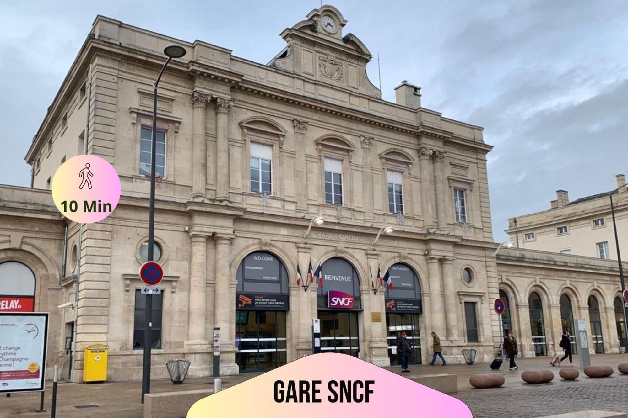 Refuge Urbain - Ideal Pro, Familles & Amis - Le Calme En Hypercentre - Wifi Haut Debit - Netflix - Machine A Laver - Gare, Cathedrale, Commerces, Restaurants & Transports En Commun A Moins De 10 Minutes A Pied Реймс Екстер'єр фото