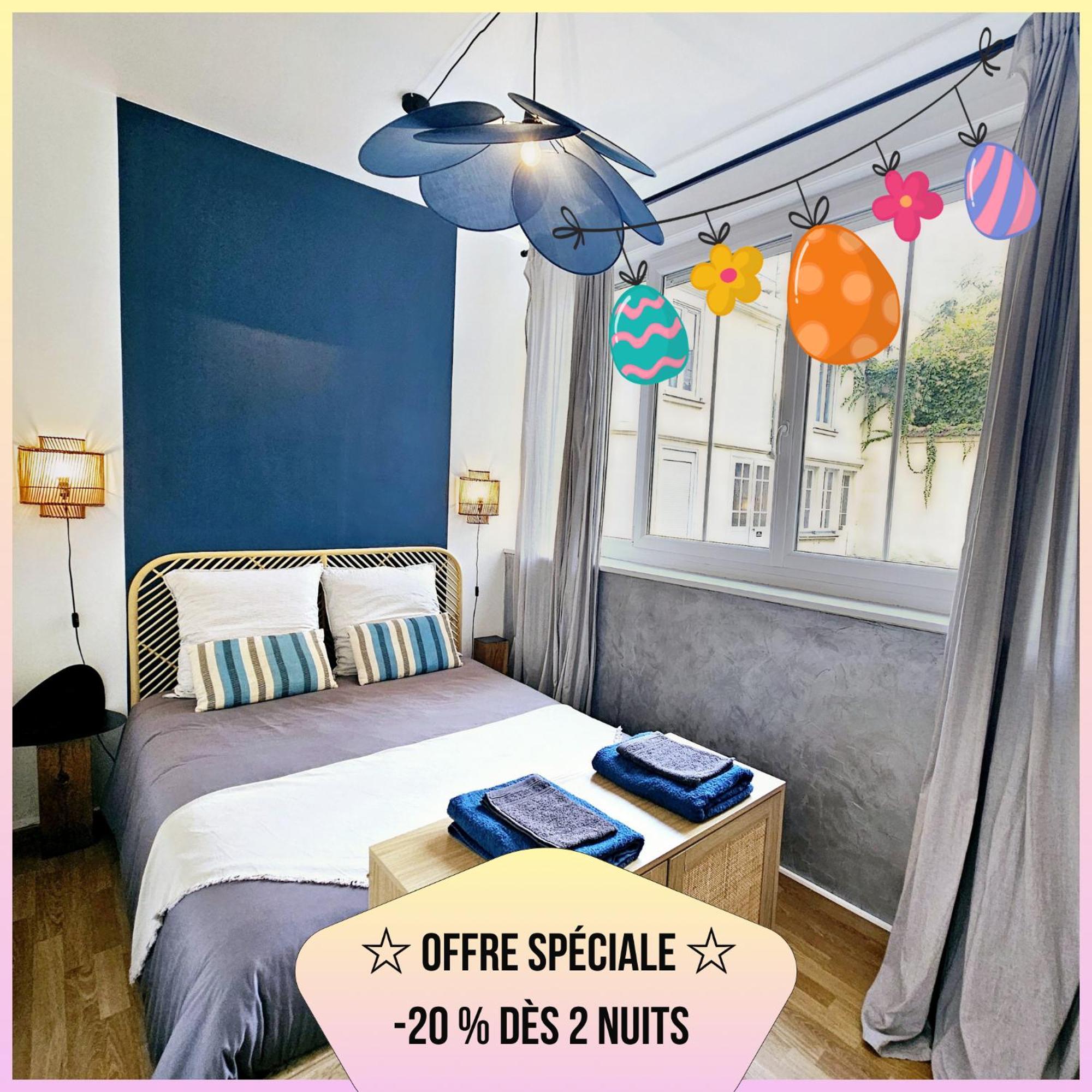 Refuge Urbain - Ideal Pro, Familles & Amis - Le Calme En Hypercentre - Wifi Haut Debit - Netflix - Machine A Laver - Gare, Cathedrale, Commerces, Restaurants & Transports En Commun A Moins De 10 Minutes A Pied Реймс Екстер'єр фото